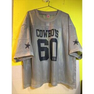 Dallas Cowboys mesh crew neck jersey boxy mesh tee 3XL NEW With Tag